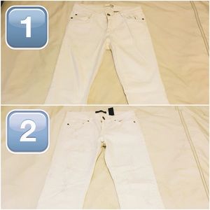 2➡️1 ⚡️ SALE: Joe Fresh Stretch White Jeans Bundle